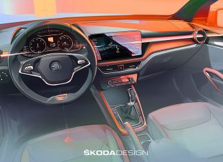Škoda präsentiert noch vor der Fabia Weltpremiere einen Blick aufs neue Cockpit