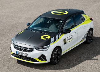 Scharfer Elektro-Sportler: Neues Rally Design Kit für den Opel Corsa-e