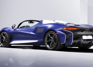 McLaren Elva Roadster jetzt auch mit Windschutzscheibe