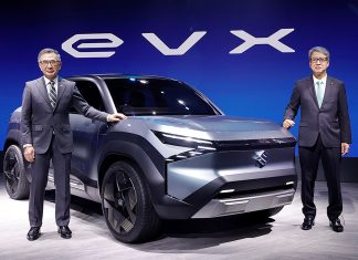 Weltpremiere für Suzukis elektrisches Konzeptfahrzeug Suzuki eVX