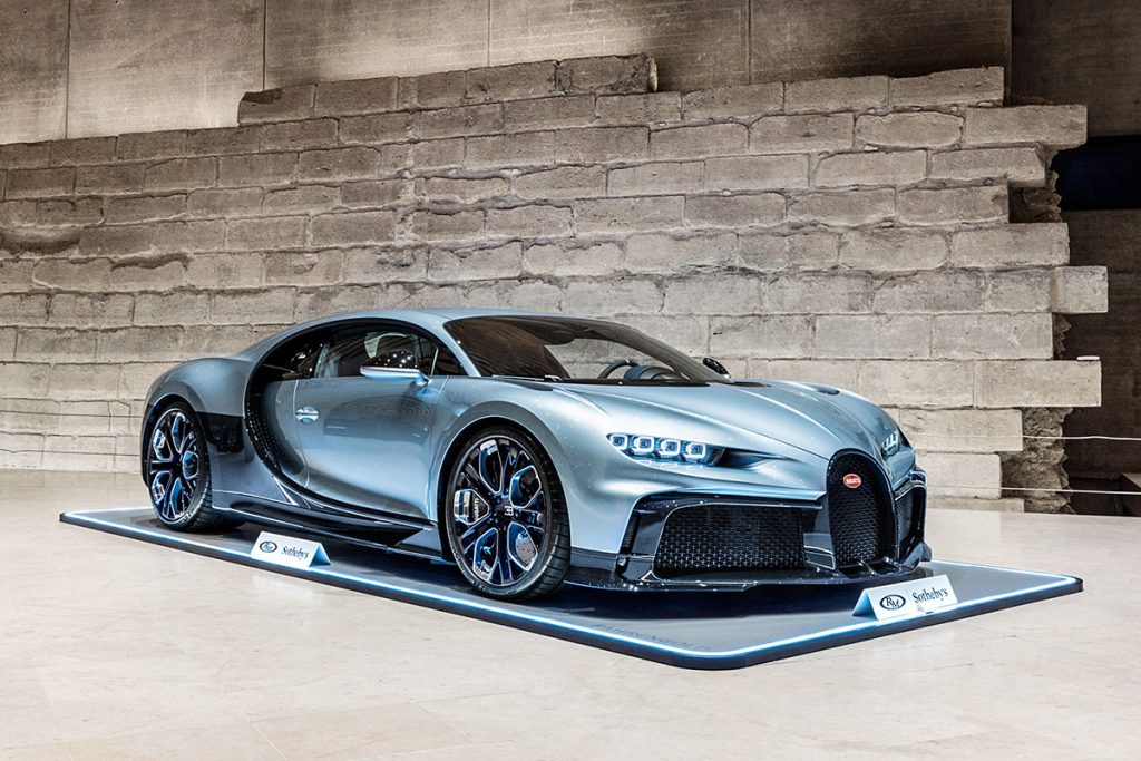 Letzter Bugatti Chiron Profilée um knapp 10 Millionen Euro versteigert
