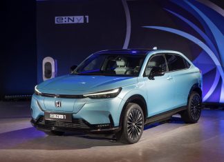 Der neue vollelektrische SUV Honda e:Ny1 ab 46.590 Euro bestellbar