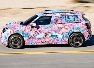 Noch getarnt unterwegs: der neue Mini Aceman